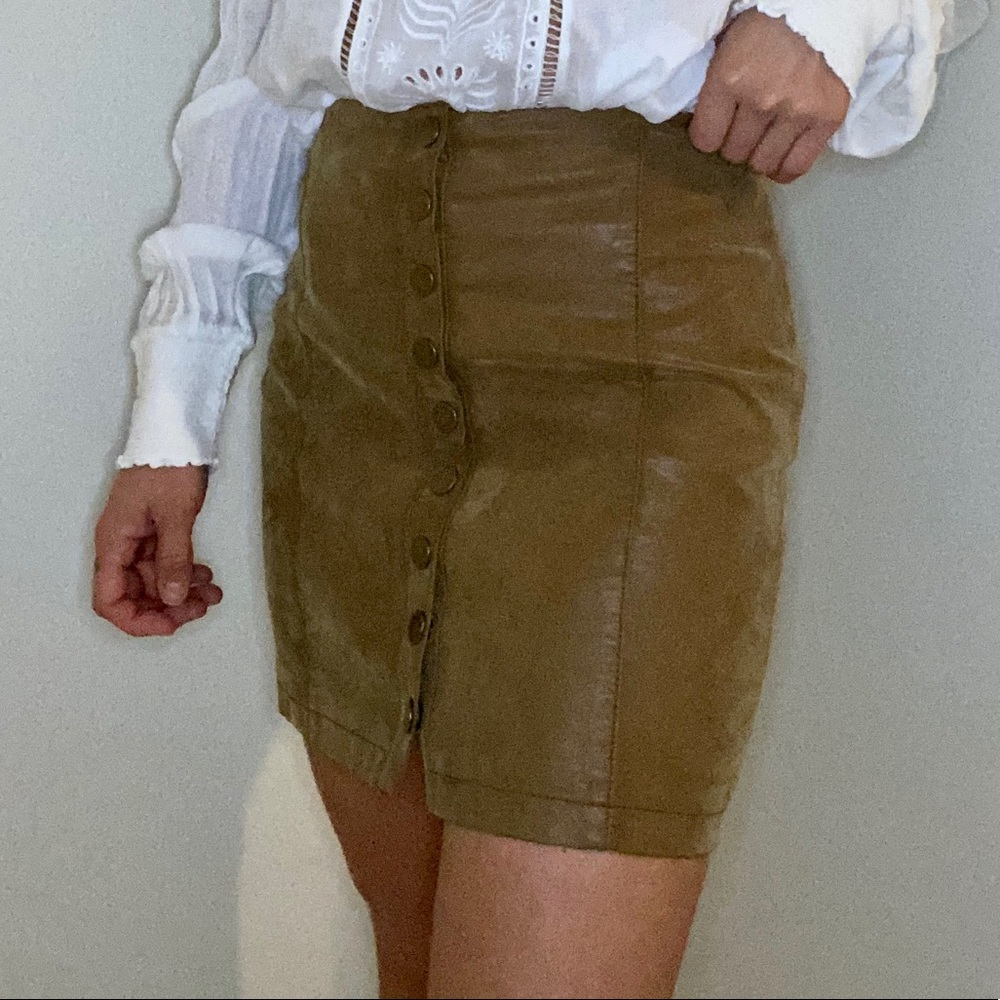 Free people mini skirt